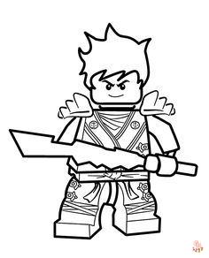 Ninjago Kai Coloring Pages 1