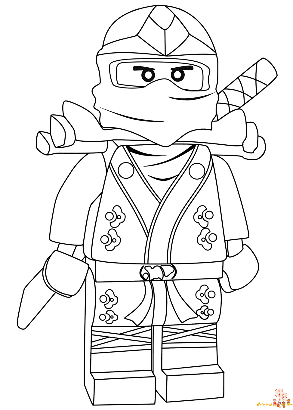 Ninjago Kai Coloring Pages 2