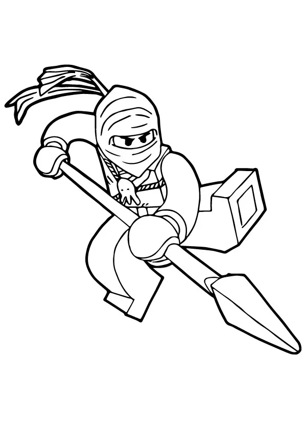 Ninjago Kai Coloring Pages 2