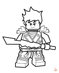 Ninjago Kai Coloring Pages 3