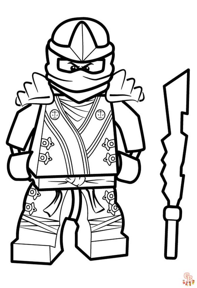 Ninjago Kai Coloring Pages 6