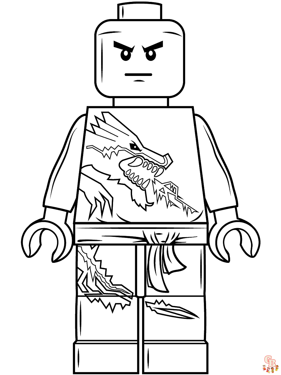 Ninjago Lloyd Coloring Pages 1