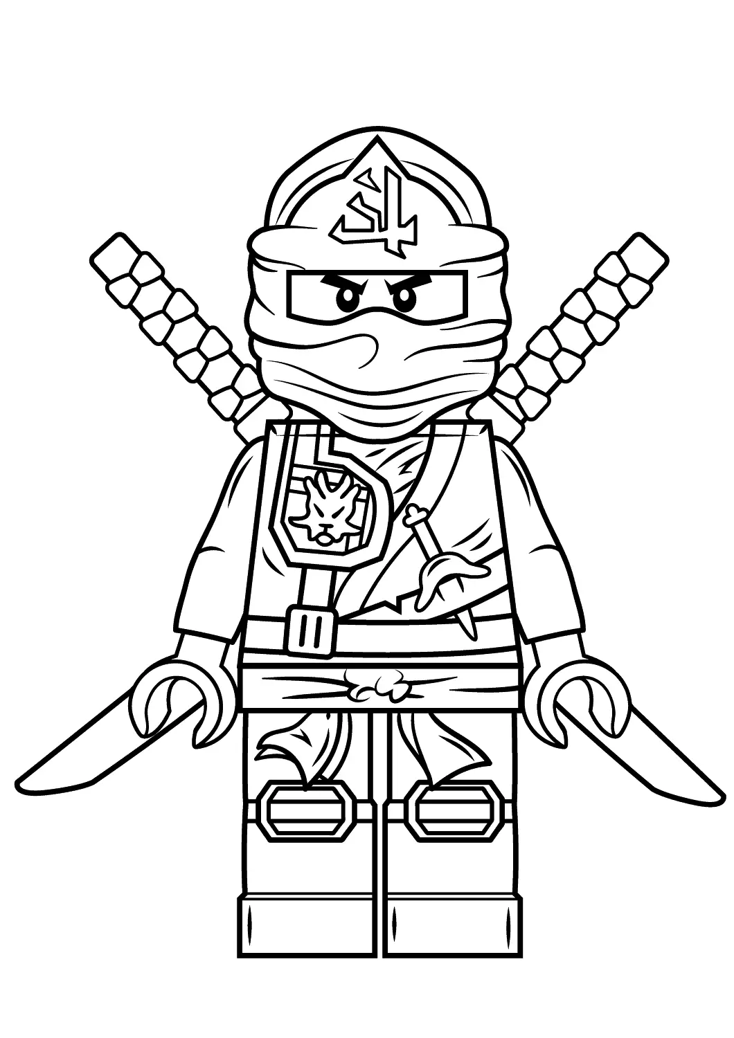 Ninjago Lloyd Coloring Pages 2