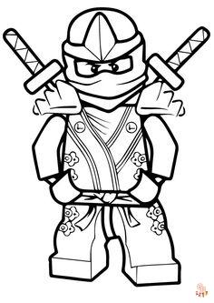 Ninjago Lloyd Coloring Pages 3