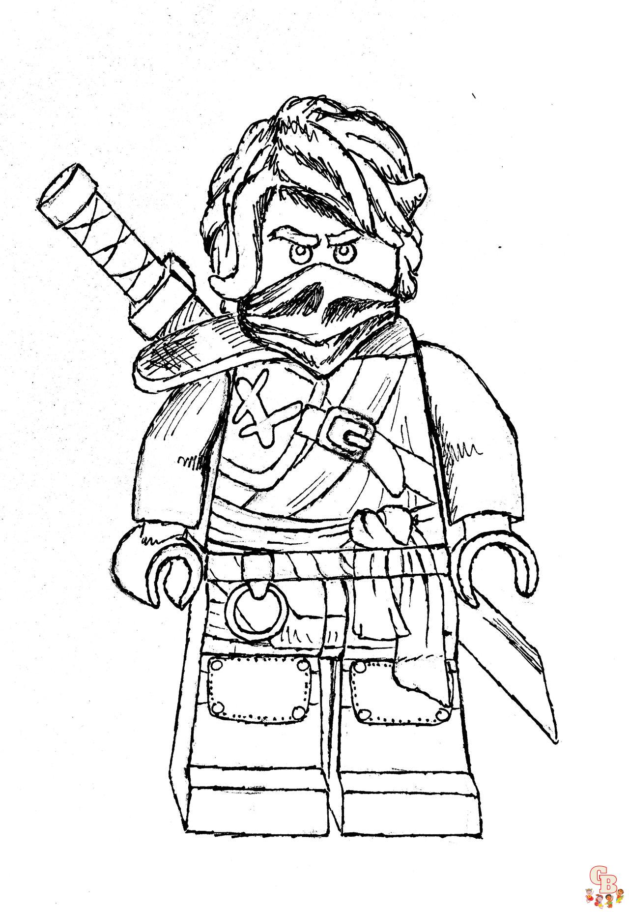 Ninjago Lloyd Coloring Pages 5