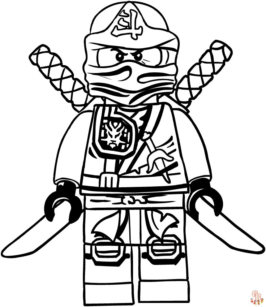 Ninjago Lloyd Coloring Pages 6