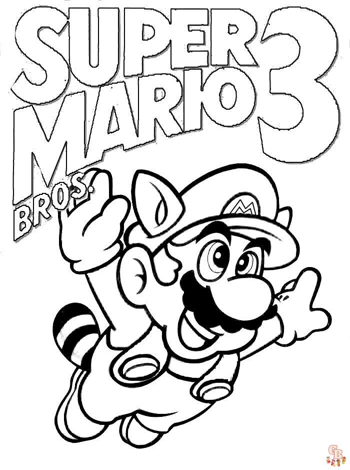 Nintendo Coloring Pages 1