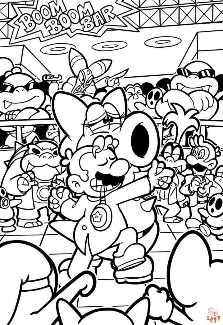 Nintendo Coloring Pages 6