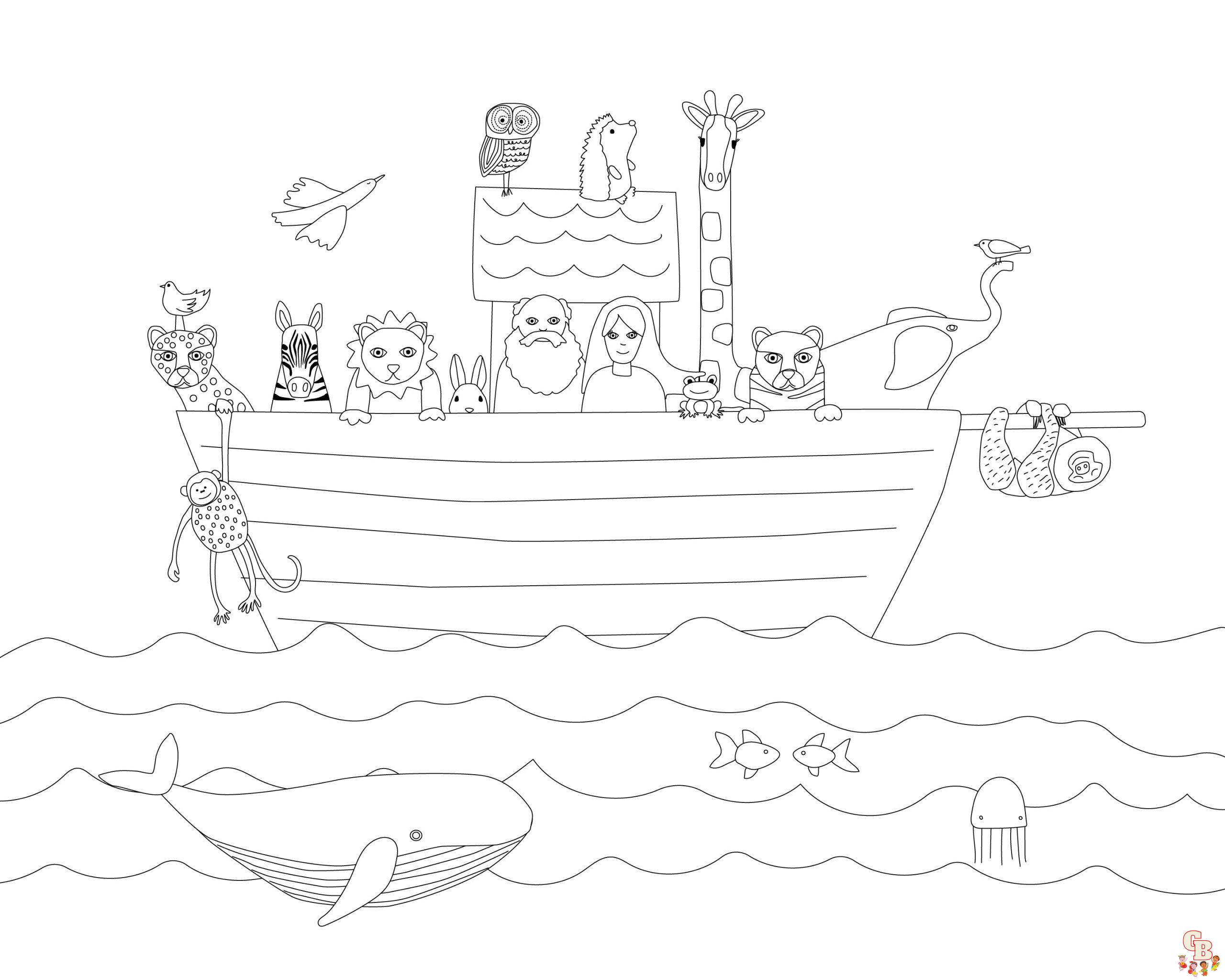 Noahs Ark Animals Coloring Pages 4