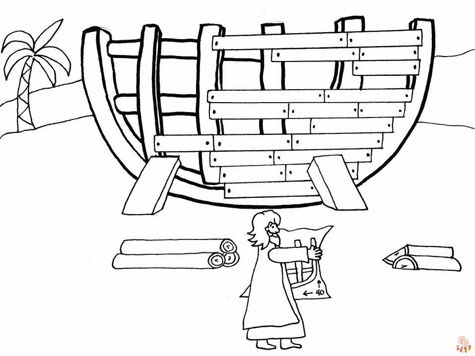 Noahs Ark Coloring Pages 3