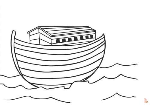 Noahs Ark Coloring Pages 4