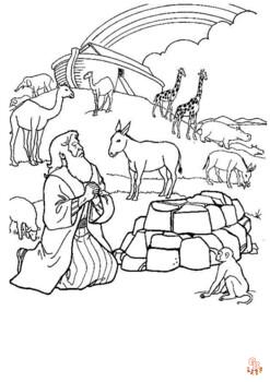 Noahs Ark Coloring Pages 6