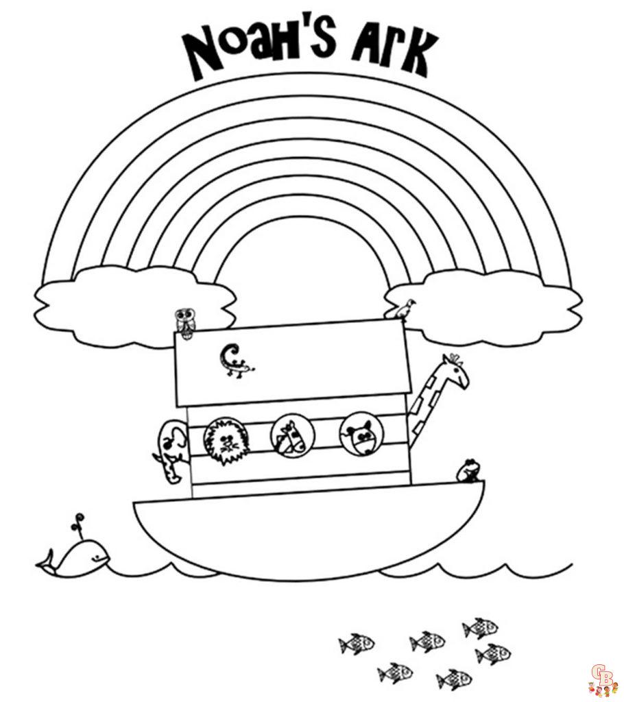 Noahs Ark Coloring Pages 7