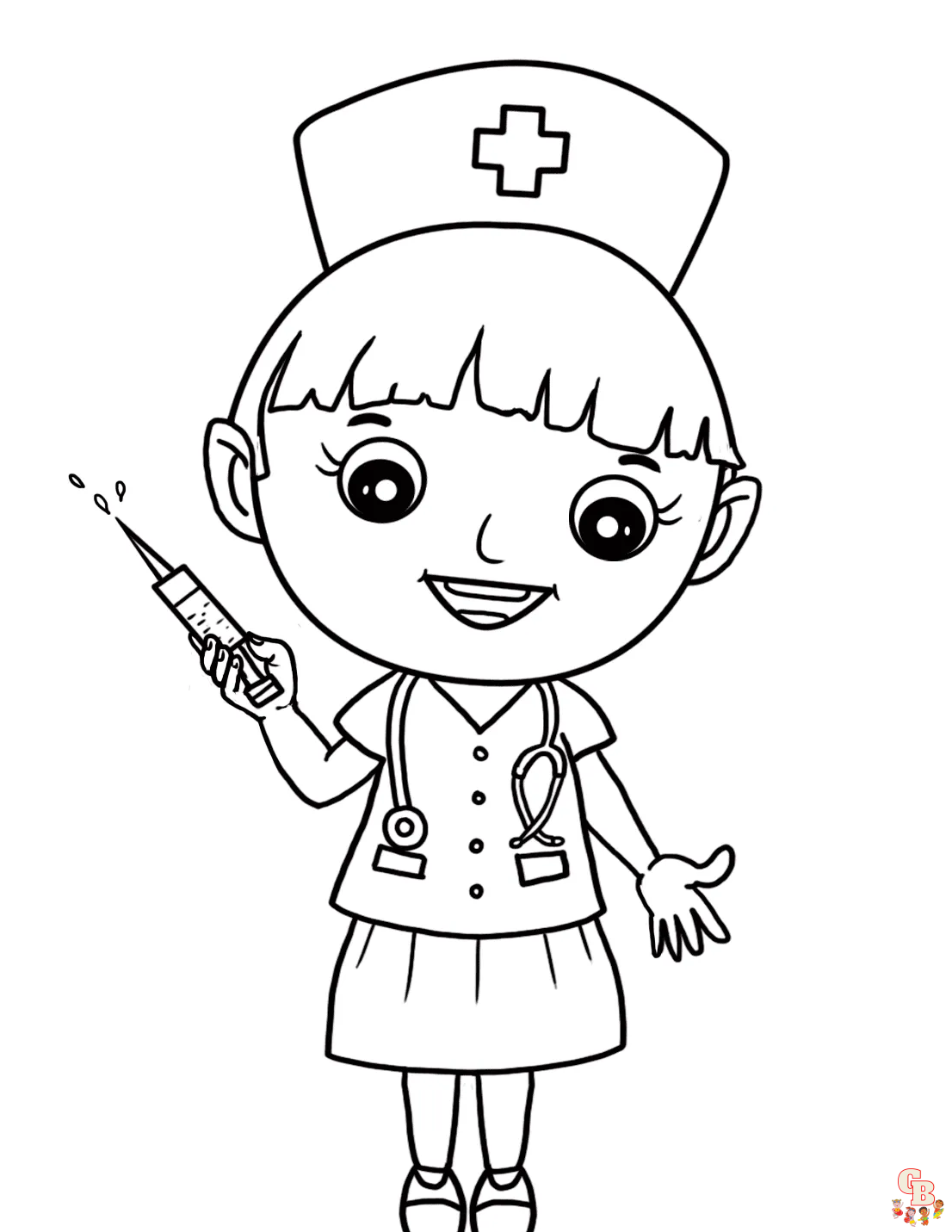 Nurse Coloring Pages 2