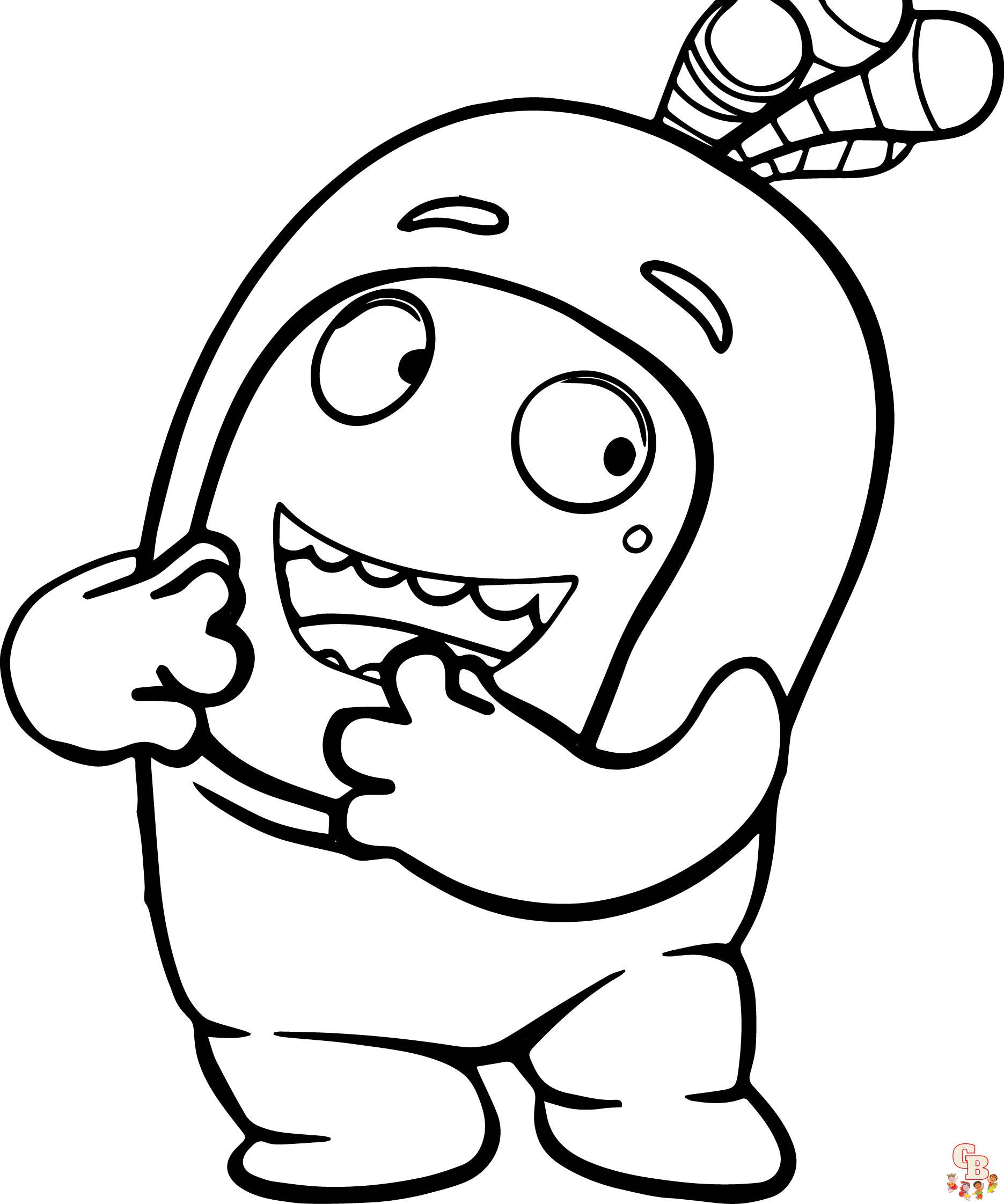 Oddbods Coloring Pages 1