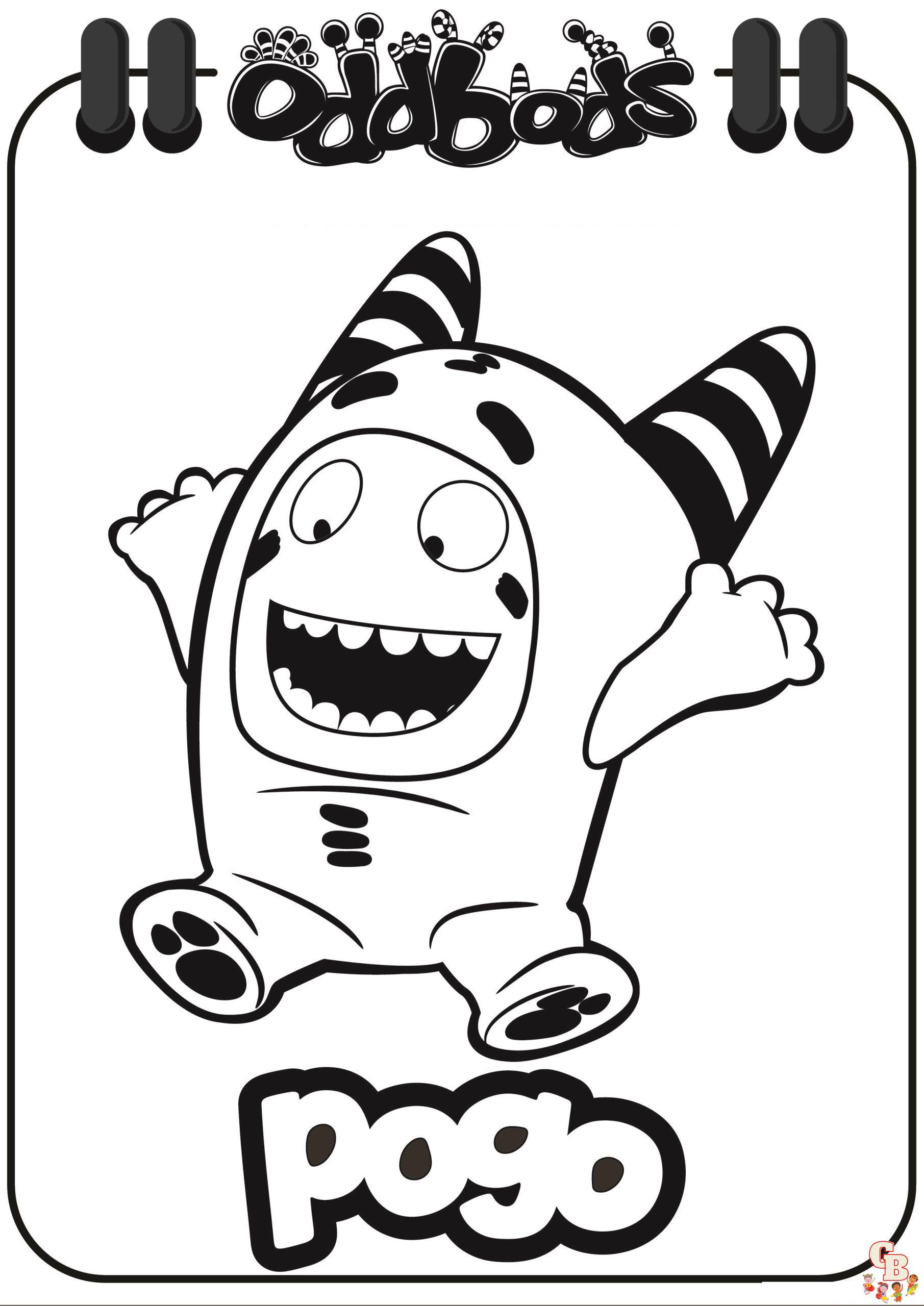 Oddbods Coloring Pages 10