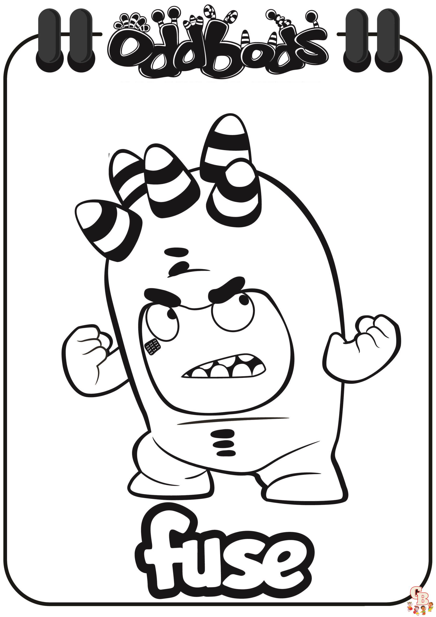 Oddbods Coloring Pages 2