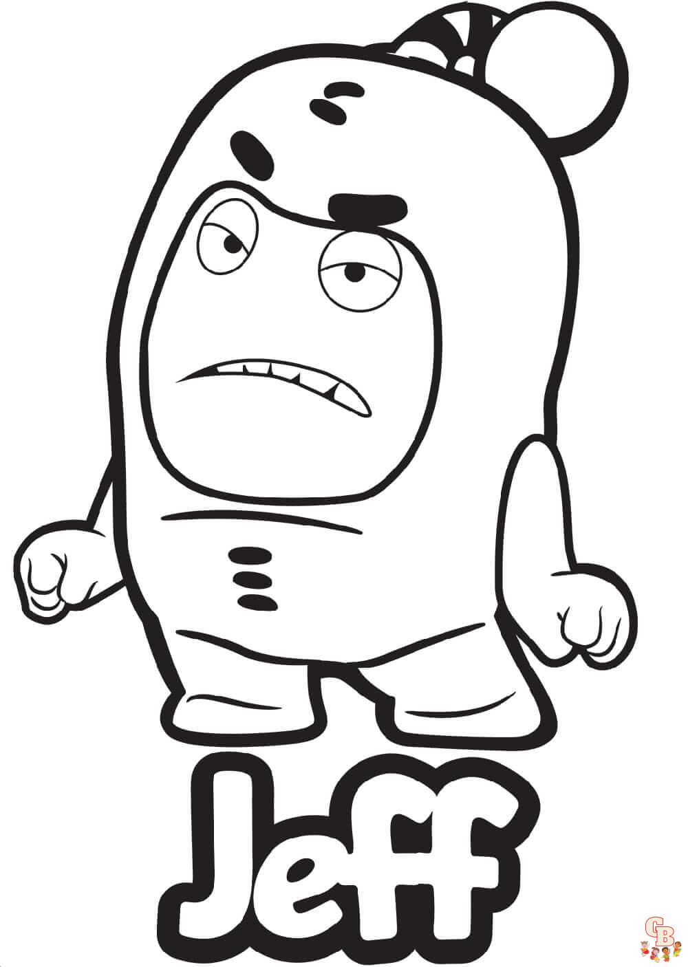 Oddbods Coloring Pages 4