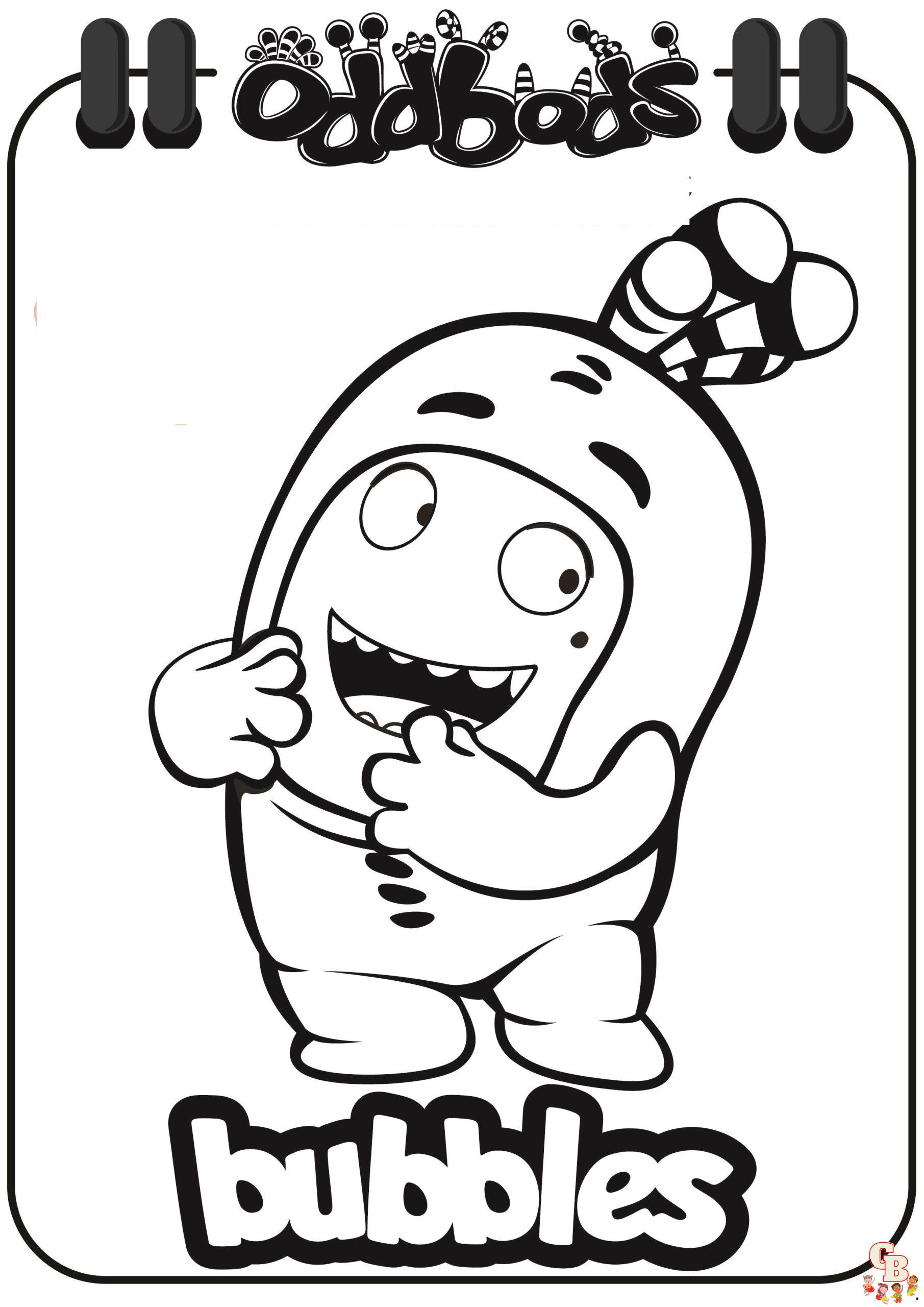 Oddbods Coloring Pages 5