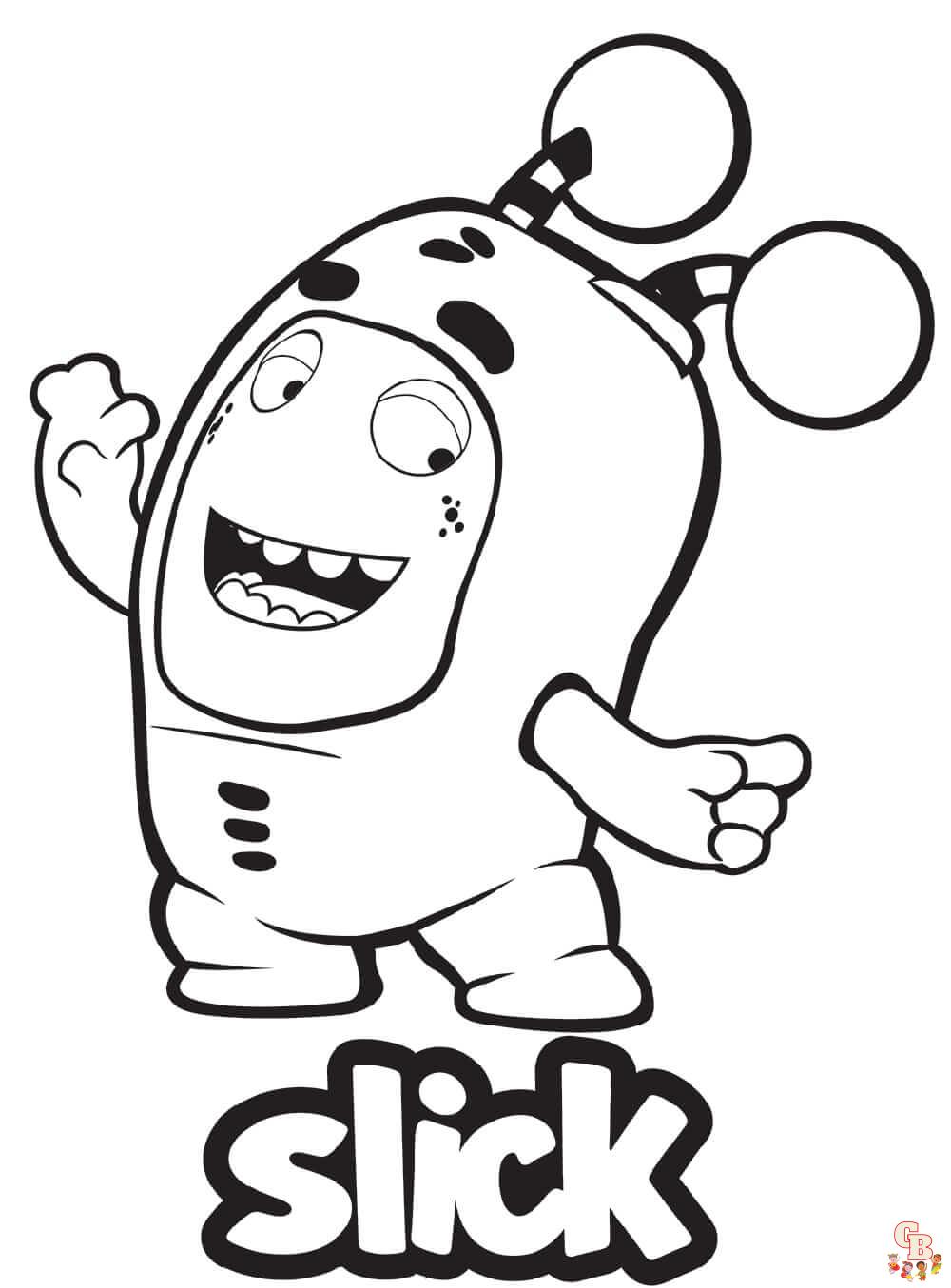 Oddbods Coloring Pages 7