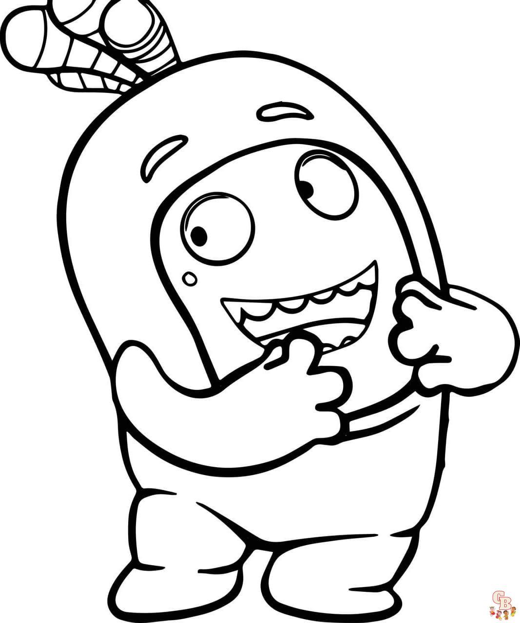 Oddbods Coloring Pages 8