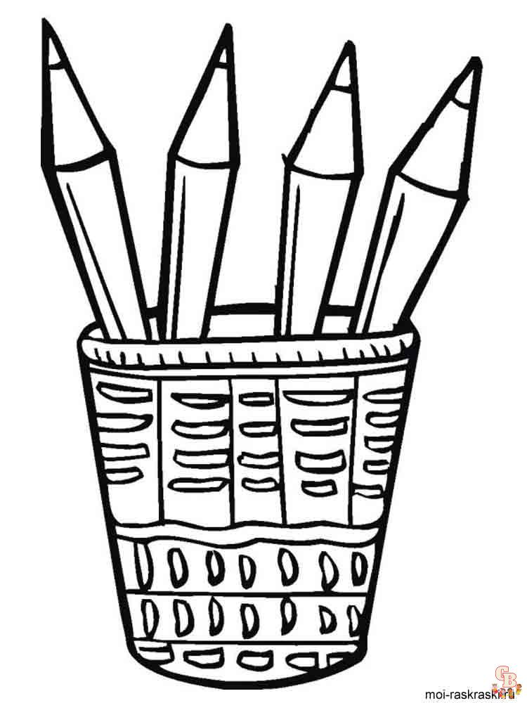 Pencil Coloring Pages 21