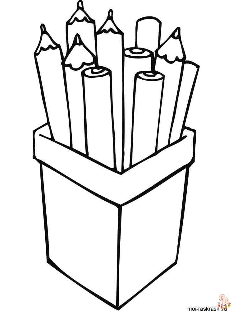 Pencil Coloring Pages 23