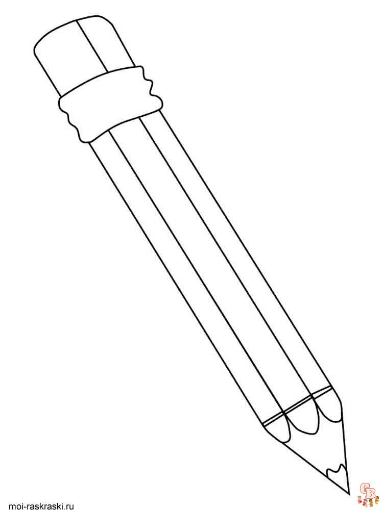 Pencil Coloring Pages 25