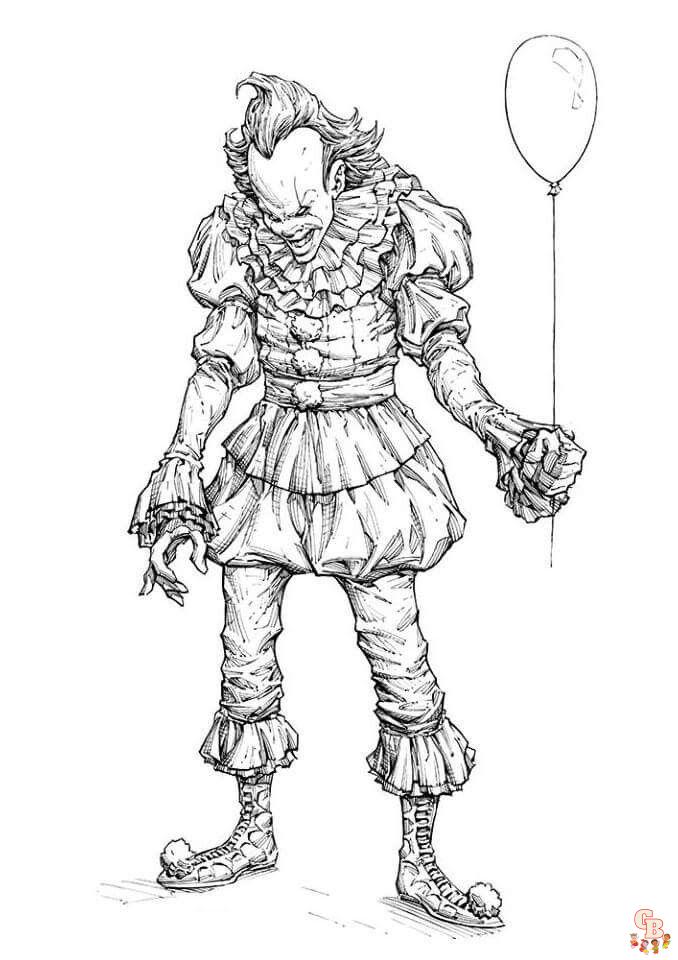 Pennywise Coloring Pages 1