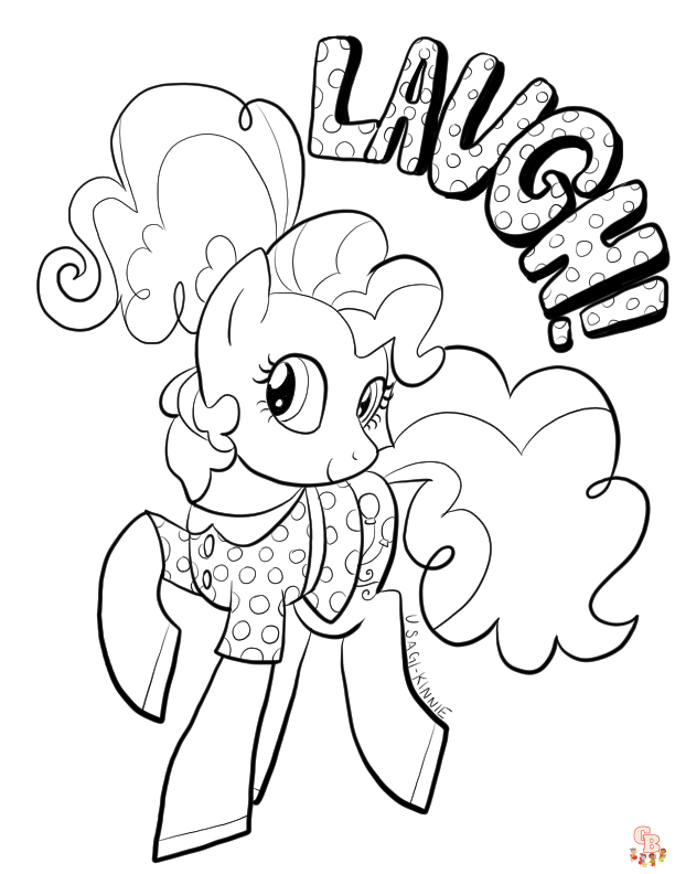 Pinkie Pie Coloring Pages 2