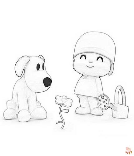 Pocoyo Coloring Pages 2