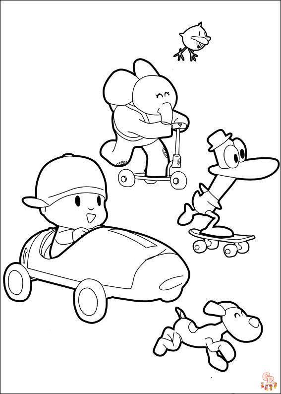 Pocoyo Coloring Pages 3