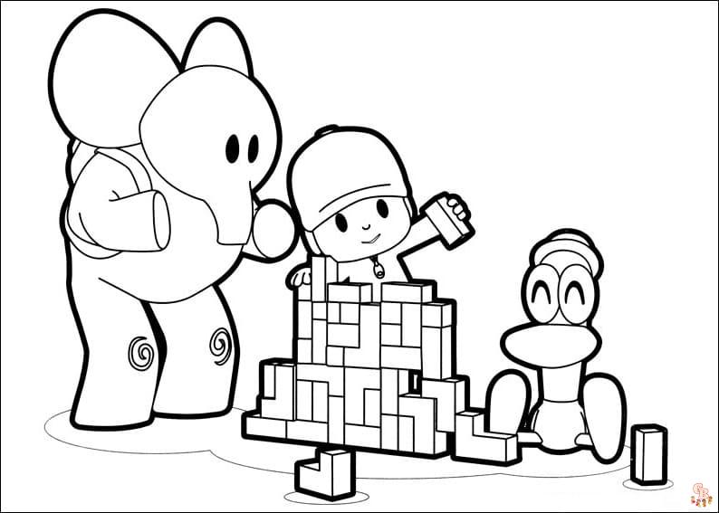 Pocoyo Coloring Pages 5