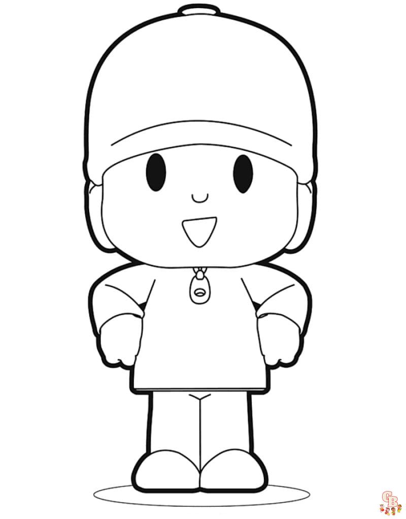 Pocoyo Coloring Pages 7