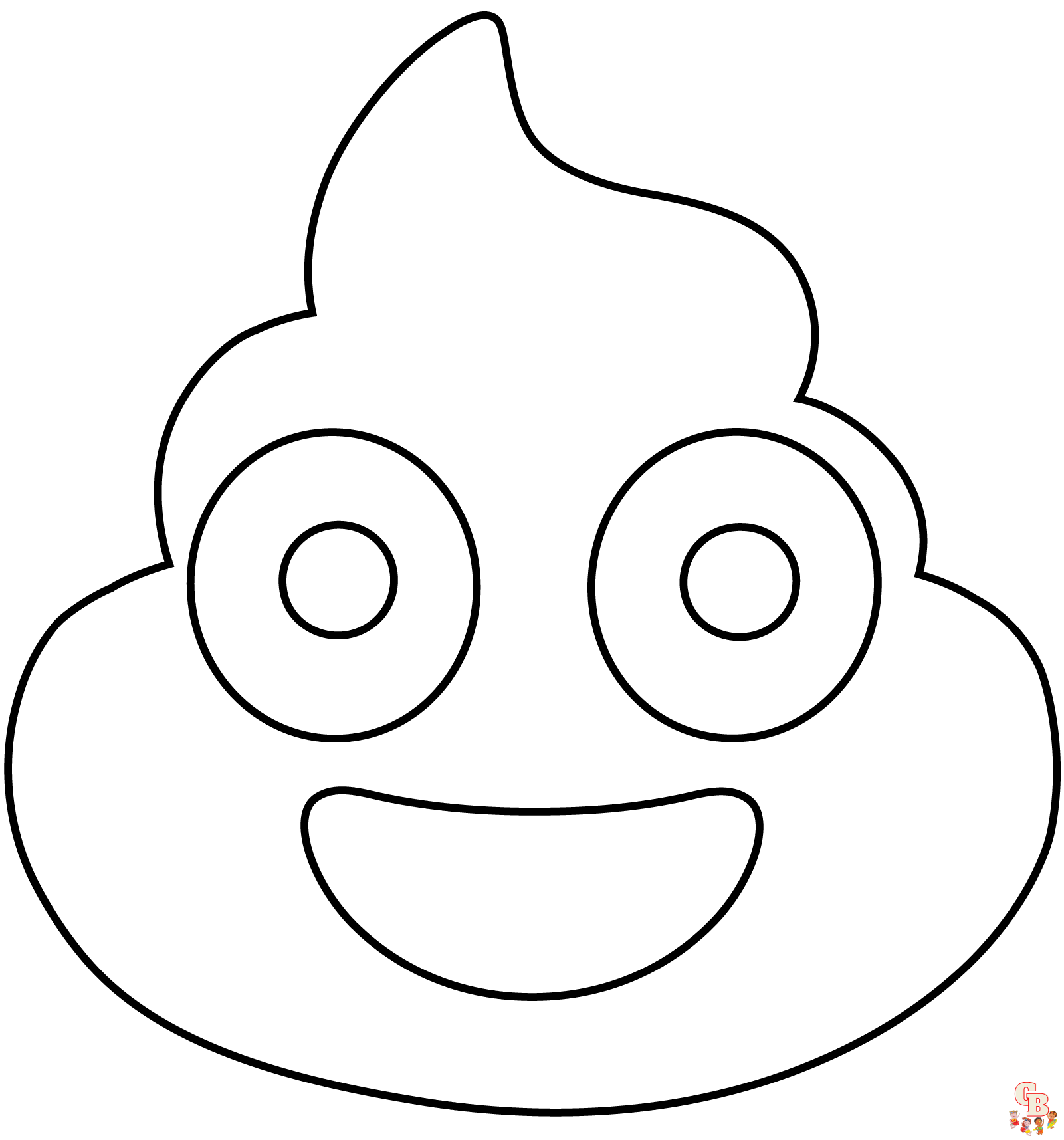 Poop Coloring Pages 2