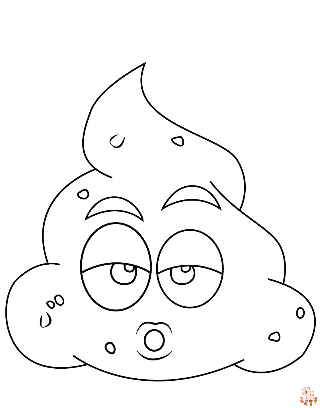 Poop Coloring Pages 3