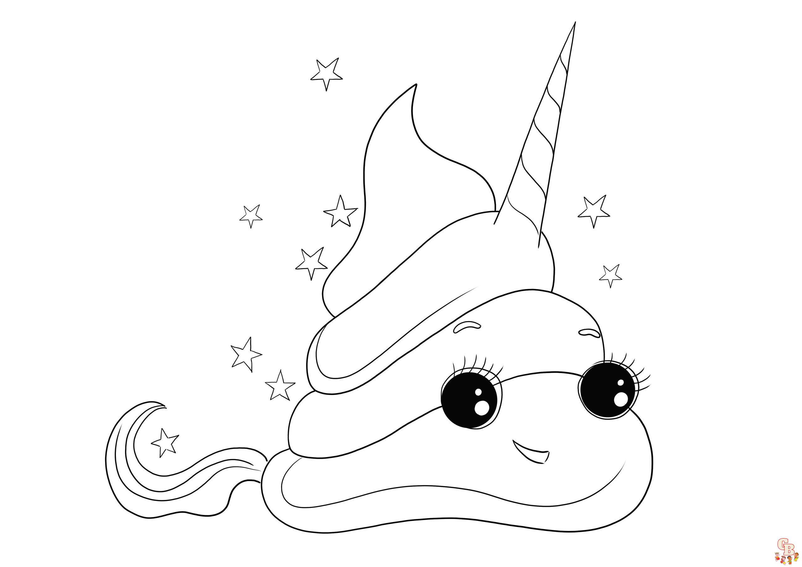 Poop Coloring Pages 4