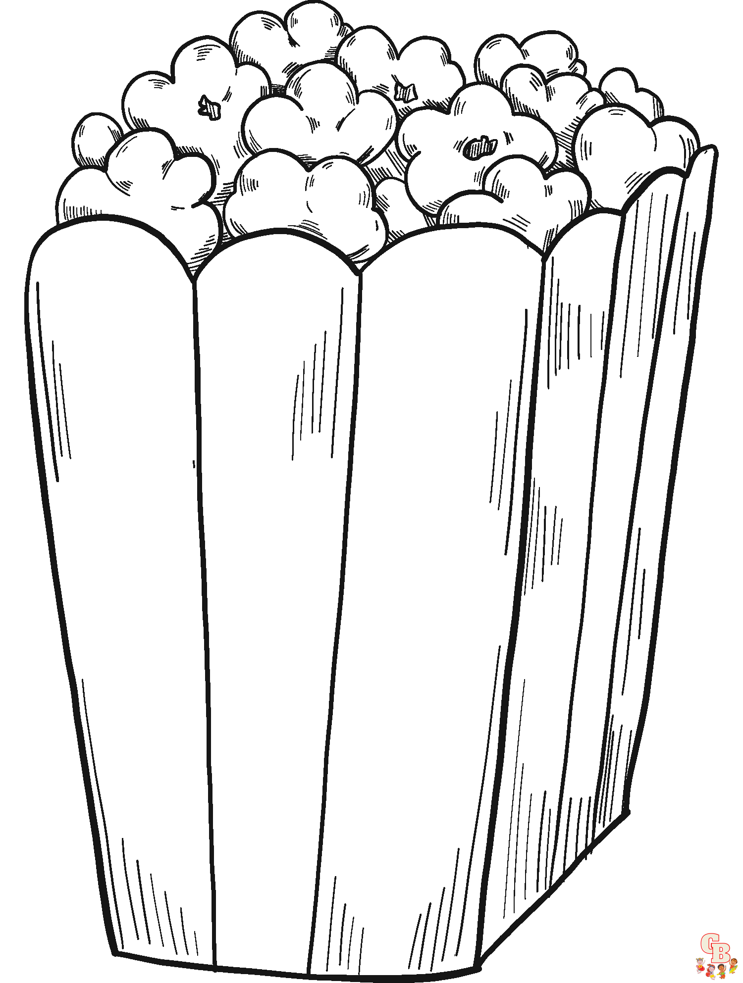 Popcorn Coloring Pages 5