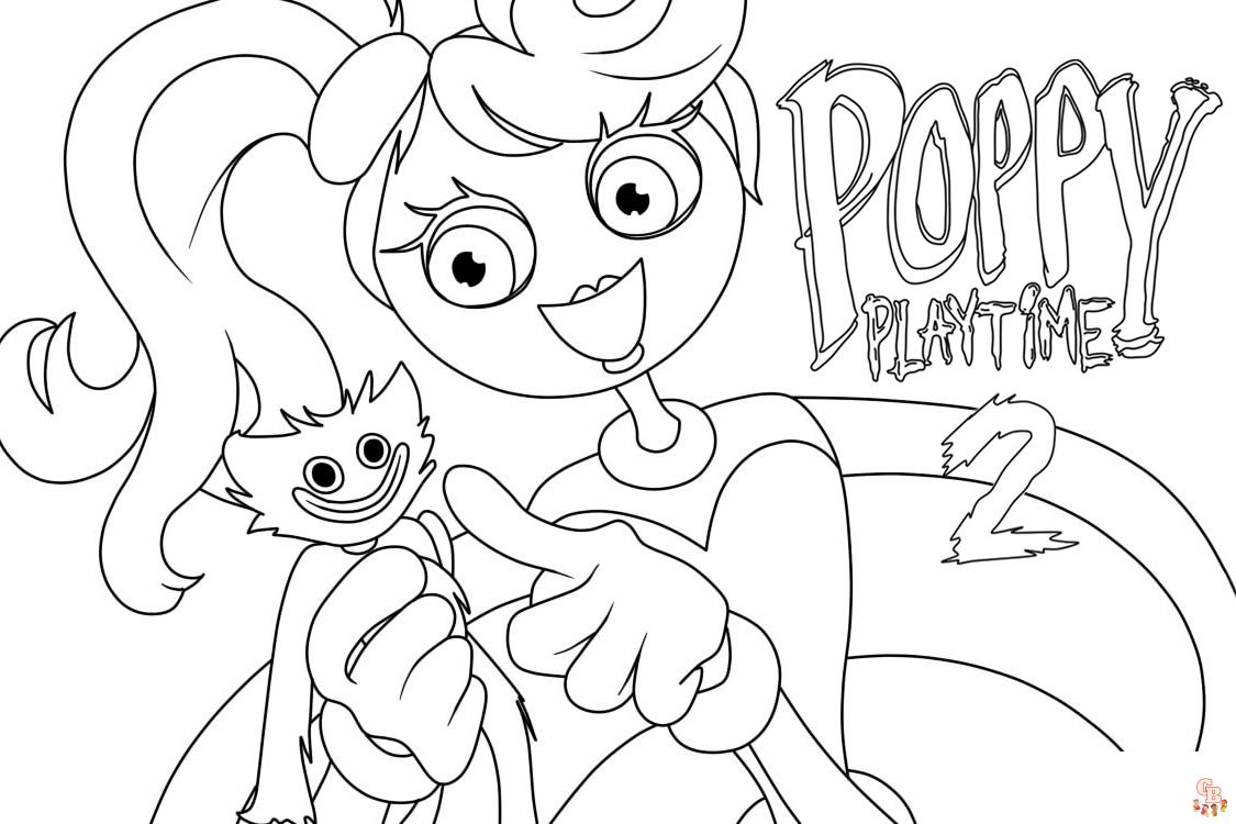 Poppy Playtime Chapter 2 Coloring Pages 3