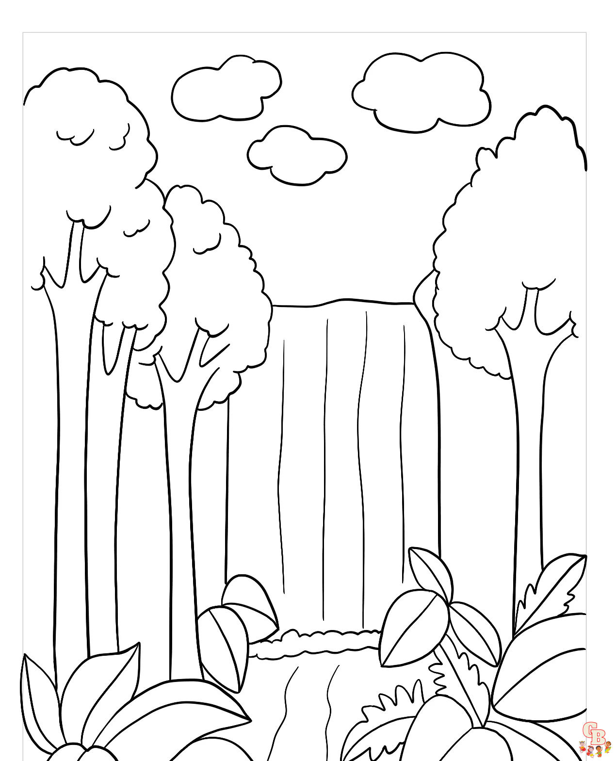 Rainforest Coloring Pages 2