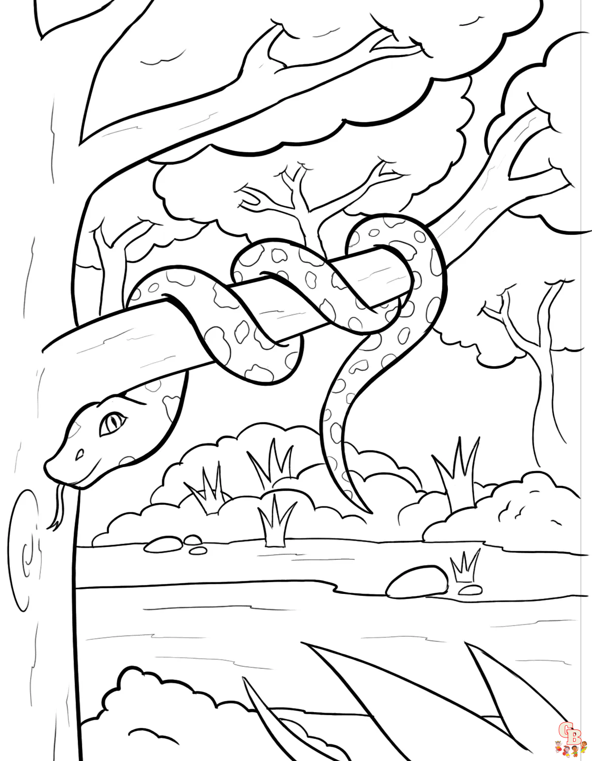 Rainforest Coloring Pages 4