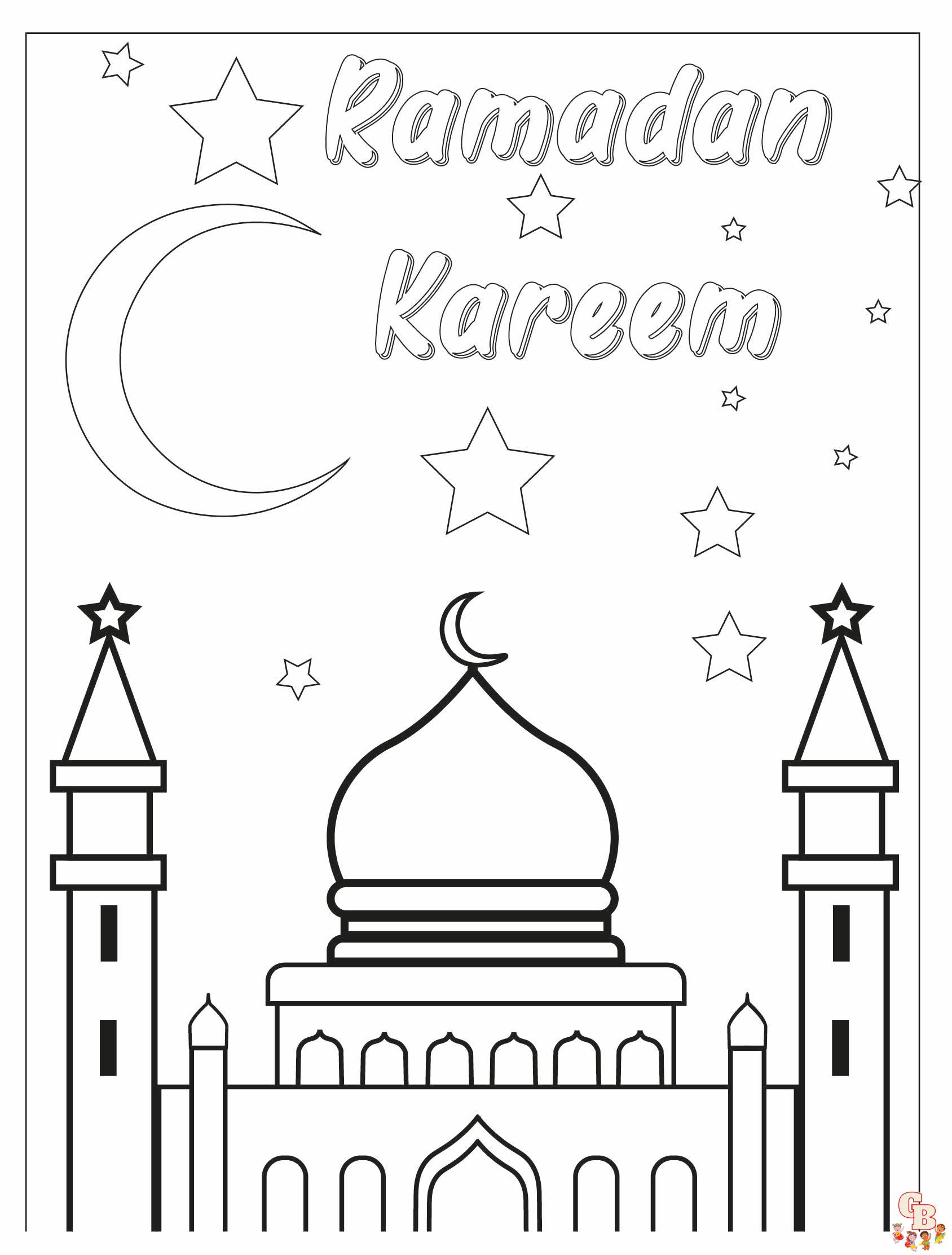 Ramadan Coloring Pages 1