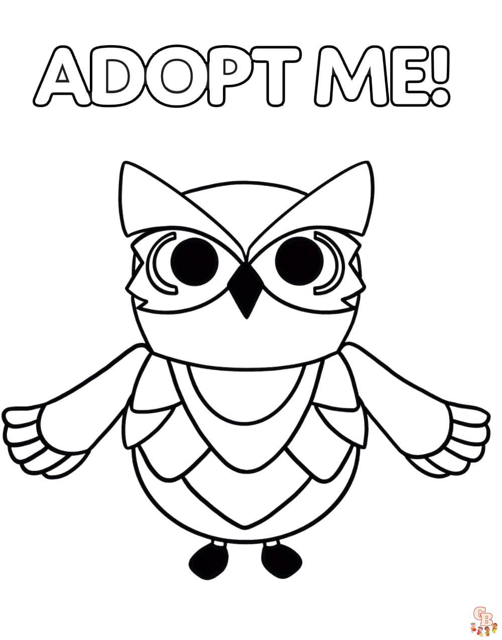 Roblox Adopt Me Coloring Pages 7