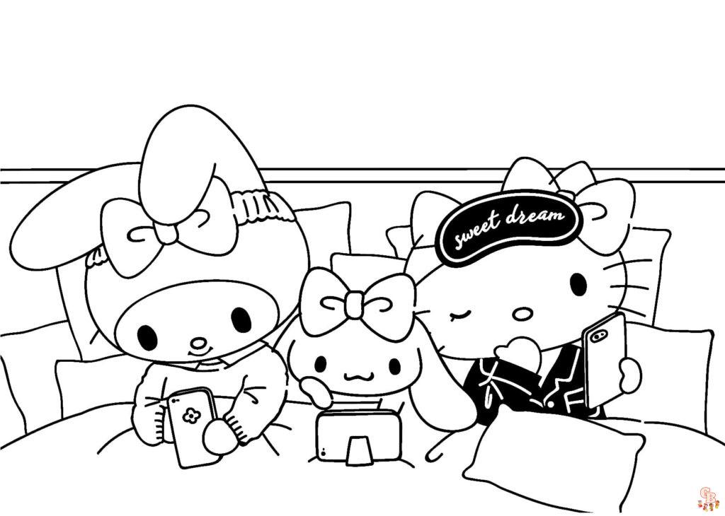 Sanrio Coloring Pages 2