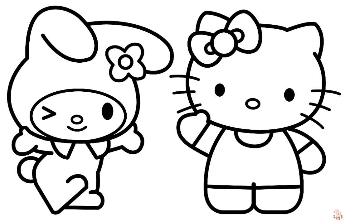 Sanrio Coloring Pages 2