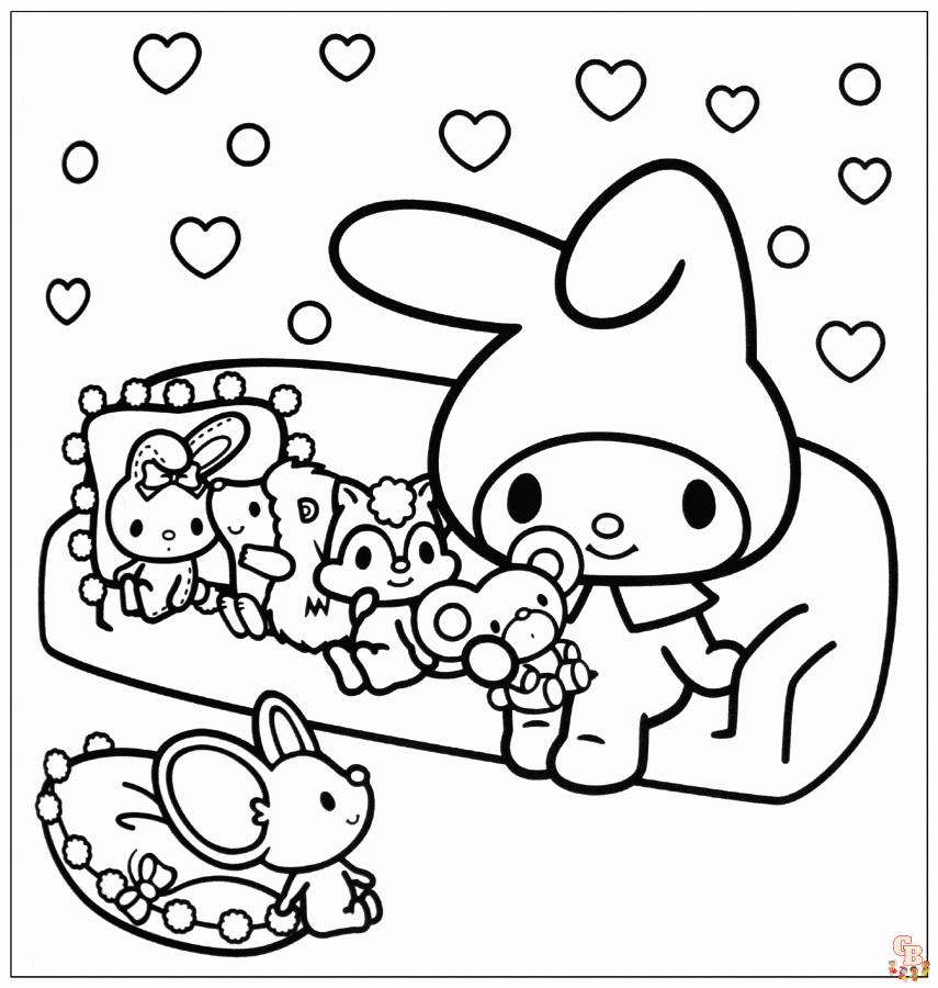 Sanrio Coloring Pages