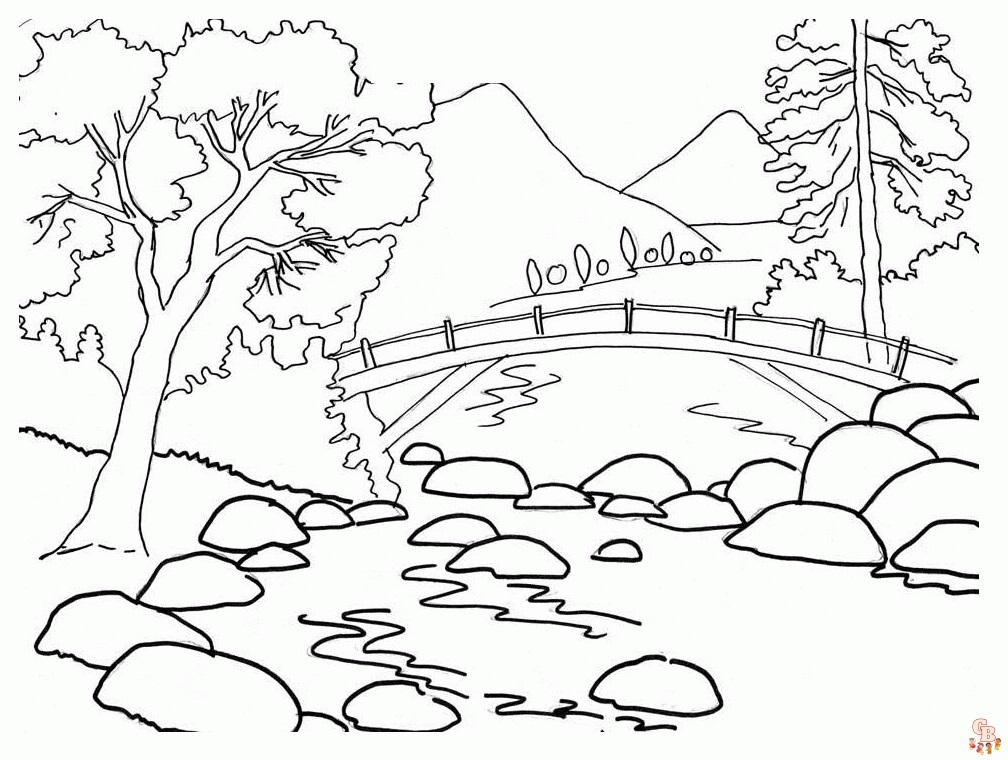 Scenic Coloring Pages 1 1