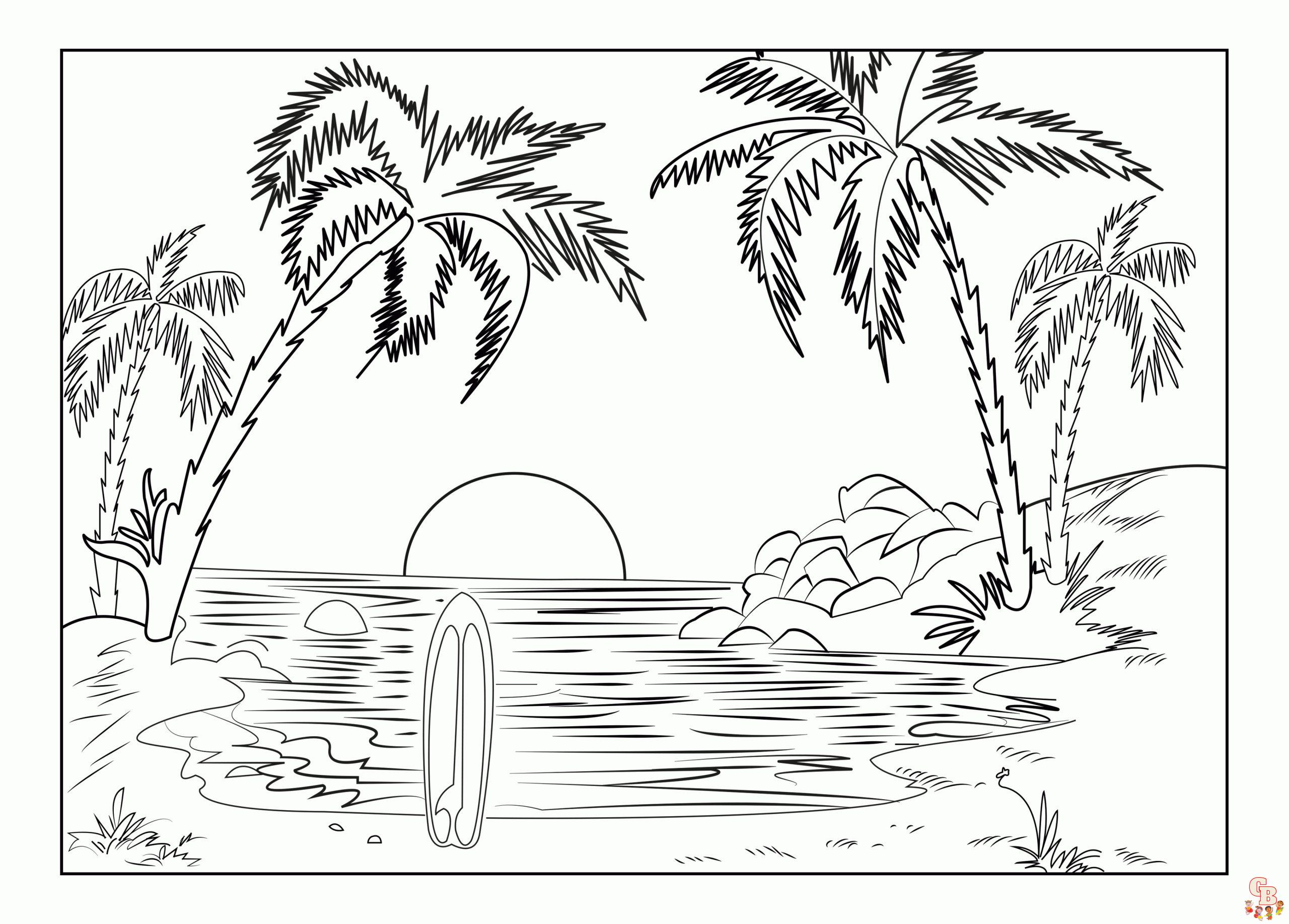 Scenic Coloring Pages 2