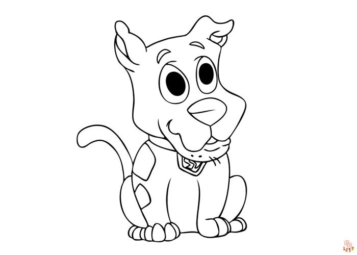 Scooby Doo Coloring Pages 1