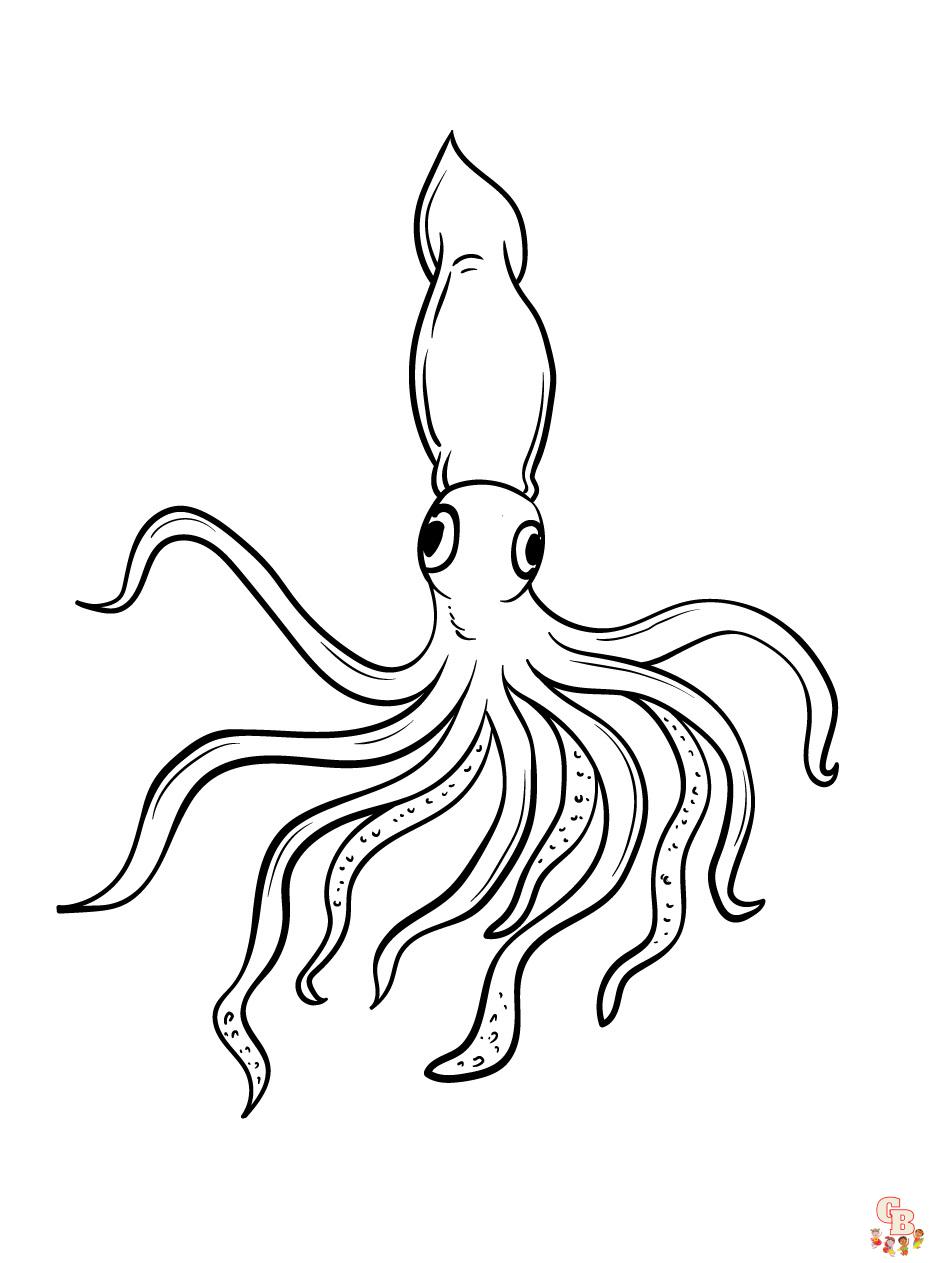 Sea Creatures Coloring Pages 1